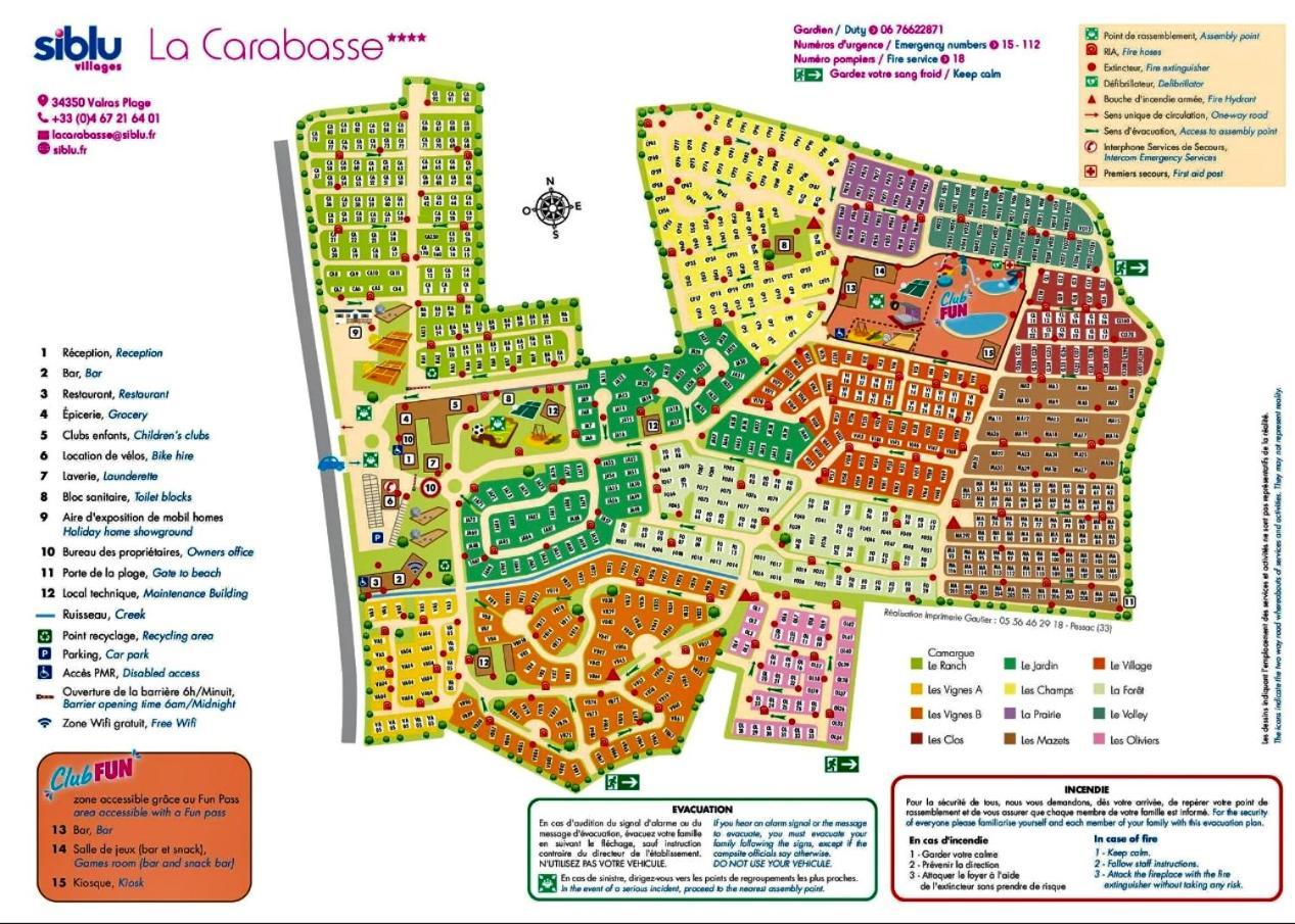 Mobilhome La Carabasse Vias Plage Esterno foto