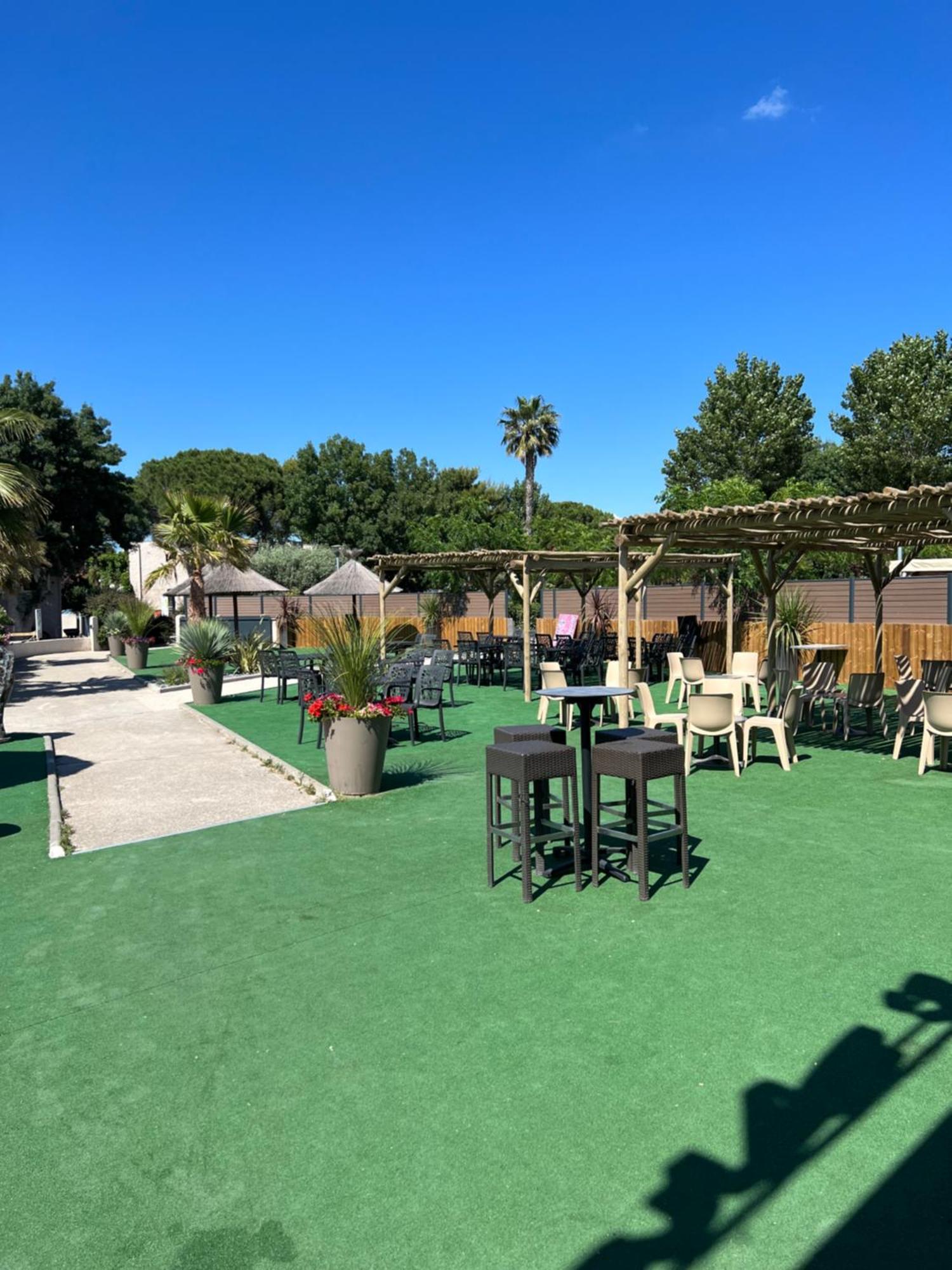 Mobilhome La Carabasse Vias Plage Esterno foto